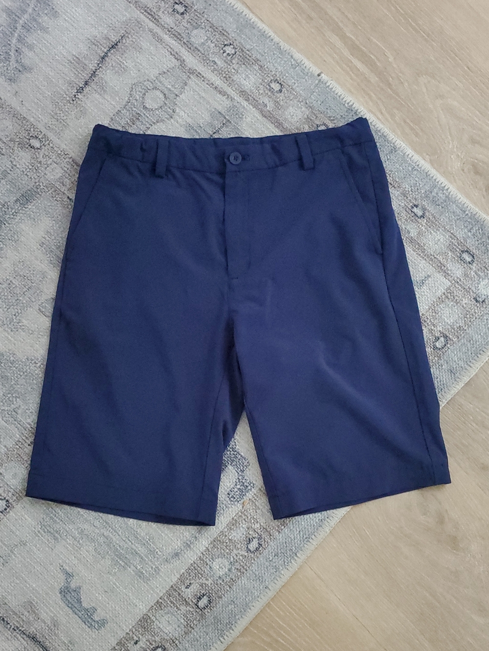 Vineyard Vines Boys Blue Adjustable Waist Performance Shorts sz16
